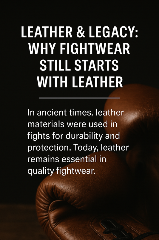 Leather & Legacy: Why Fightwear Still Starts with Leather